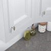 65655821186 - Newcastle Antique Polished Nickel Traditional Iron Knob - 6565 | Kunal Kitchens
