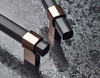 87153019590 - Brushed Nickel, Black Modern Metal Knob - 8715 | Kunal Kitchens