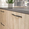 BP8777288900 - Matte Black Modern Metal Pull - 8777 | Kunal Kitchens