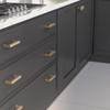 BP878896CHBRZ - Champagne Bronze Transitional Metal Pull - 8788 | Kunal Kitchens