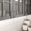 BP878996195 - Brushed Nickel Traditional Metal Pull - 8789 | Kunal Kitchens