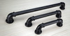 BP9547384900 - Matte Black Eclectic Forged Iron Pull - 9547 | Kunal Kitchens