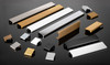 BP969650140 - Chrome Modern Aluminum Edge Pull - 9696 | Kunal Kitchens