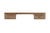 6366160322 - Euro Walnut Modern Wood Pull - 6366 | Kunal Kitchens