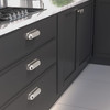 6574128180 - Polished Nickel Transitional Metal Pull - 6574 | Kunal Kitchens
