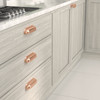 6574128192 - Rose Gold Transitional Metal Pull - 6574 | Kunal Kitchens