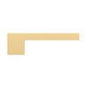 79761699165 - Brushed Gold Modern Metal Pull - 7976 | Kunal Kitchens