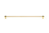 8715512131161 - Brushed Brass, Gold Modern Metal Pull - 8715 | Kunal Kitchens