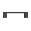 BP816096900 - Armadale Collection 3 3/4-inch (96 mm) Matte Black Modern Rectangular Cabinet Pull | Kunal Kitchens