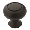 BP53011FB - Everyday Heritage Collection 1 3/16-inch (30 mm) Matte Black Finish Knob
