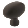 BP53014FB - Vaile Collection 1 3/8-inch (35 mm) Matte Black Finish Knob