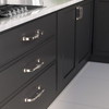 502108180 - Polished Nickel Transitional Metal Pull - 5021 | Kunal Kitchens