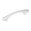 5183128140 - Chrome Modern Metal Pull - 5183 | Kunal Kitchens