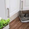 BP527180195 - Brushed Nickel Modern Stainless Steel Pull - 527 | Kunal Kitchens