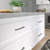 BP873224BORB - Brushed Oil-Rubbed Bronze Modern Metal Pull - 873 | Kunal Kitchens