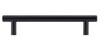 BP205128900 - Matte Black Modern Steel Pull - 205 | Kunal Kitchens
