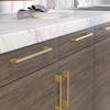BP8160192CHBRZ - Champagne Bronze Modern Metal Pull - 8160 | Kunal Kitchens