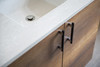 BP905480900 - Matte Black Modern Metal and Aluminum Pull - 905 | Kunal Kitchens