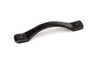 BP9464128900 - Matte Black Traditional Forged Iron Pull - 9464 | Kunal Kitchens