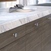 798626195 - Brushed Nickel Modern Metal Knob - 7986 | Kunal Kitchens