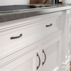 BP2606128143 - Antique Nickel Traditional Metal Pull - 2606 | Kunal Kitchens