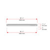 BP8716480140 - Chrome Transitional Metal Pull - 8716 | Kunal Kitchens