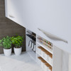 BP8740160195 - Brushed Nickel Modern Metal Pull - 8740 | Kunal Kitchens