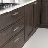 BP8788128195 - Brushed Nickel Transitional Metal Pull - 8788 | Kunal Kitchens