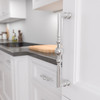 BP8789320140 - Chrome Traditional Metal Pull - 8789 | Kunal Kitchens