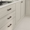 BP8822128HBRZ - Honey Bronze Transitional Metal Pull - 8822 | Kunal Kitchens