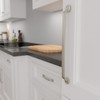 BP8855320195 - Brushed Nickel Traditional Metal Pull - 8855 | Kunal Kitchens