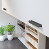 7886128900 - Matte Black Modern Metal Pull - 7886 | Kunal Kitchens