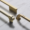 8715128131161 - Gold, Brushed Brass Modern Metal Pull - 8715 | Kunal Kitchens