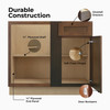 AMHERST Assembled 30 in. W x 34.5 in. H x 24 in. D Plywood Base Cabinet in Walnut | Kunal Kitchens