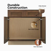 AMHERST Assembled 36 in. W x 34.5 in. H x 24 in. D Plywood Sink Base Cabinet in Walnut | Kunal Kitchens