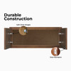 AMHERST Assembled 33 in. W x 12 in. H x 24 in. D Plywood Wall Cabinet in Walnut | Kunal Kitchens