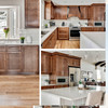 AMHERST Assembled 36 in. W x 15 in. H x 24 in. D Plywood Wall Cabinet in Walnut | Kunal Kitchens