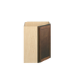 AMHERST Assembled 24 in. W x 30 in. H x 12 in. D Plywood Diagonal Corner Wall Cabinet in Walnut | Kunal Kitchens