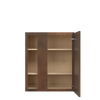 AMHERST Ready to Assemble 30 in. W x 36 in. H x 12 in. D Plywood Blind Wall Corner Cabinet in Walnut | Kunal Kitchens