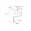 AMHERST Ready to Assemble 24 in. W x 34.5 in. H x 24 in. D Plywood Base Microwave Cabinet in Walnut | Kunal Kitchens
