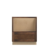 AMHERST Ready to Assemble 30 in. W x 34.5 in. H x 24 in. D Plywood Base Microwave Cabinet in Walnut | Kunal Kitchens