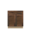 AMHERST Ready to Assemble 30 in. W x 34.5 in. H x 24 in. D Plywood Sink Base Cabinet in Walnut | Kunal Kitchens