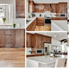 AMHERST Ready to Assemble 30 in. W x 34.5 in. H x 24 in. D Plywood Sink Base Cabinet in Walnut | Kunal Kitchens