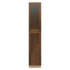 AMHERST Ready to Assemble 18 in. W x 96 in. H x 24 in. D Plywood Tall Cabinet w/(1) Roll-out Tray in Walnut | Kunal Kitchens