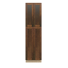 AMHERST Ready to Assemble 24 in. W x 90 in. H x 24 in. D Plywood Tall Cabinet w/(4) Roll-out Trays in Walnut | Kunal Kitchens