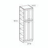 AMHERST Ready to Assemble 24 in. W x 90 in. H x 24 in. D Plywood Tall Cabinet in Walnut | Kunal Kitchens