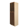 AMHERST Ready to Assemble 24 in. W x 90 in. H x 24 in. D Plywood Tall Cabinet in Walnut | Kunal Kitchens