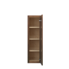 AMHERST Ready to Assemble 12 in. W x 42 in. H x 12 in. D Plywood Wall Cabinet in Walnut | Kunal Kitchens