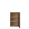 AMHERST Ready to Assemble 18 in. W x 30 in. H x 12 in. D Plywood Wall Cabinet in Walnut | Kunal Kitchens