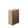 AMHERST Ready to Assemble 21 in. W x 30 in. H x 12 in. D Plywood Wall Cabinet in Walnut | Kunal Kitchens